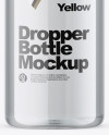 30ml Clear Glass Dropper Bottle Mockup