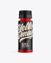 Glossy Plastic Bottle Mockup