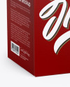 Paper Box with Coffee Capsules Mockup