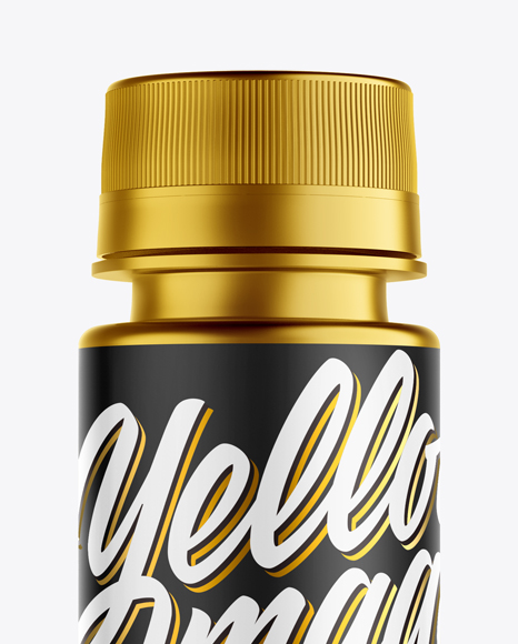 Metallized Bottle Mockup