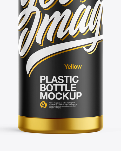 Metallized Bottle Mockup
