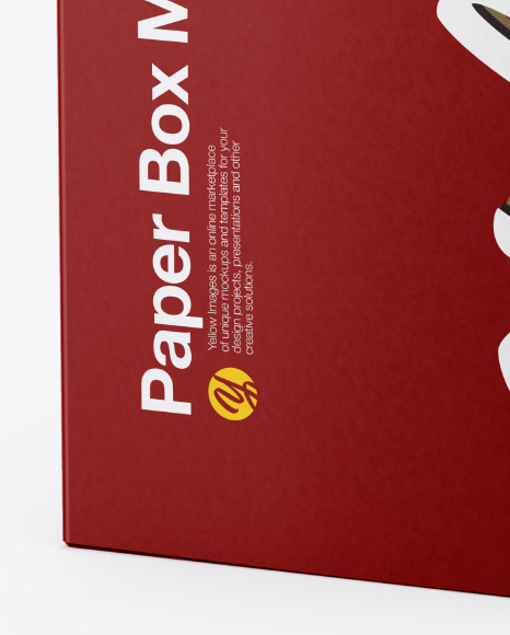 Paper Box Mockup