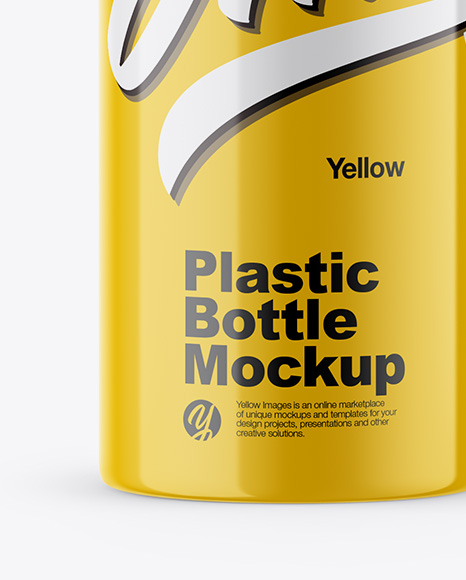 Glossy Cosmetic Bottle Mockup