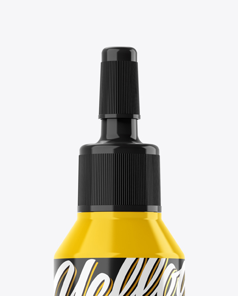 Glossy Ampule Bottle Mockup Glossy Ampule Bottle Mockup