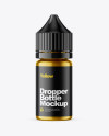 30ml Metallic Dropper Bottle Mockup