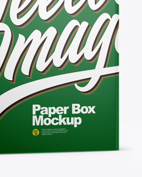 Paper Box Mockup