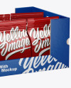 Box w/ 6 Bags Mockup