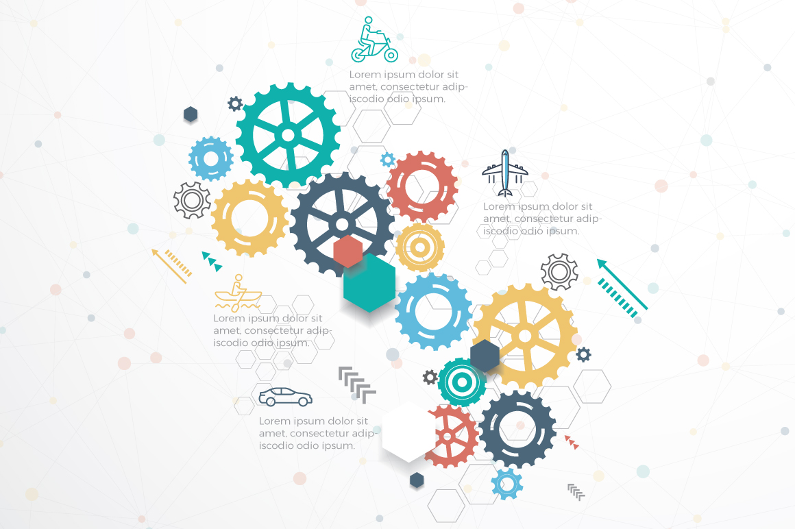 Gear Info-graphics Design Gear Info-graphics Design