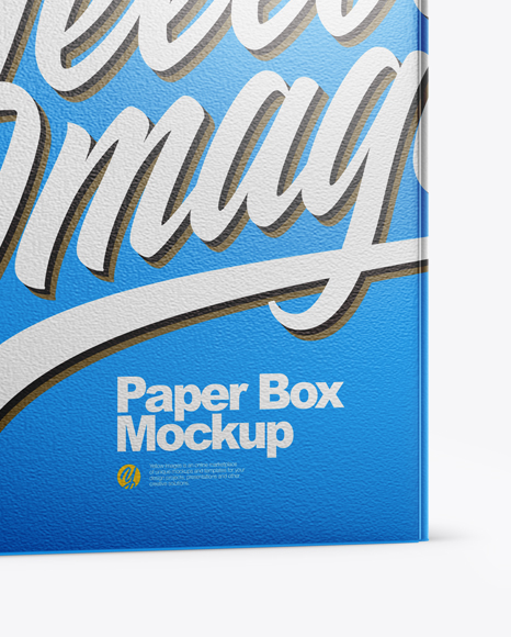 Metallized Paper Box Mockup