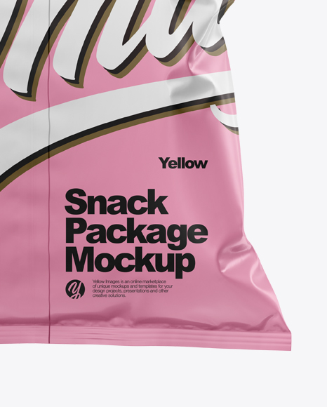 Matte Snack Package Mockup