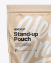 Kraft Stand-Up Pouch Mockup