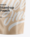 Kraft Stand-Up Pouch Mockup