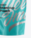 Matte Stand-Up Pouch Mockup