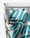 Metallic Stand-Up Pouch Mockup