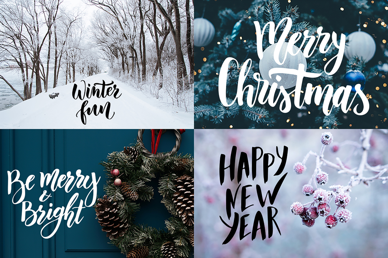 Winter Collection-Lettering+Clipart