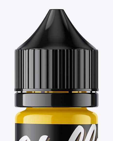 50ml Glossy Dropper Bottle Mockup