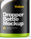 50ml Matte Dropper Bottle Mockup