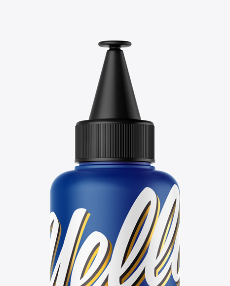 Matte Plastic Bottle Mockup