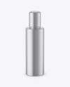 Matte Metallic Cosmetic Bottle Mockup