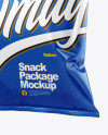 Glossy Snack Package Mockup