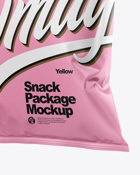 Matte Snack Package Mockup