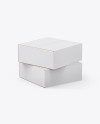 Two Paper Boxes Mockup