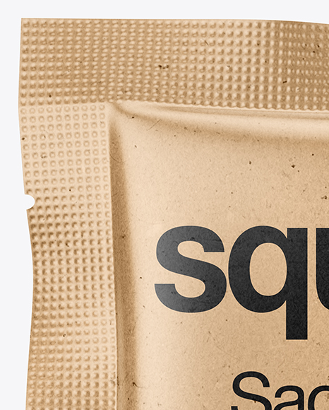 Kraft Sachet Mockup