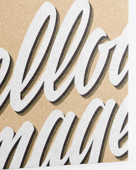 Kraft Box Mockup