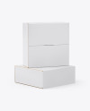 Two Paper Boxes Mockup