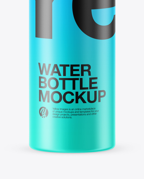 Matte Sport Bottle Mockup