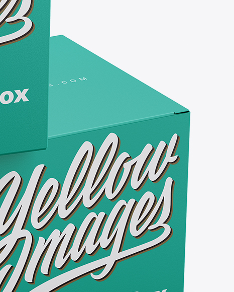 Three Paper Boxes Mockup