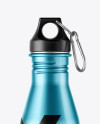 Metallic Sport Bottle Mockup