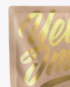 Glossy Kraft Pouch Mockup