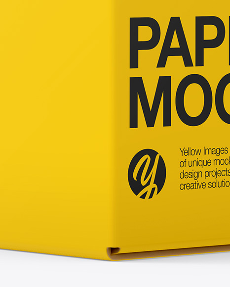 Paper Box Mockup