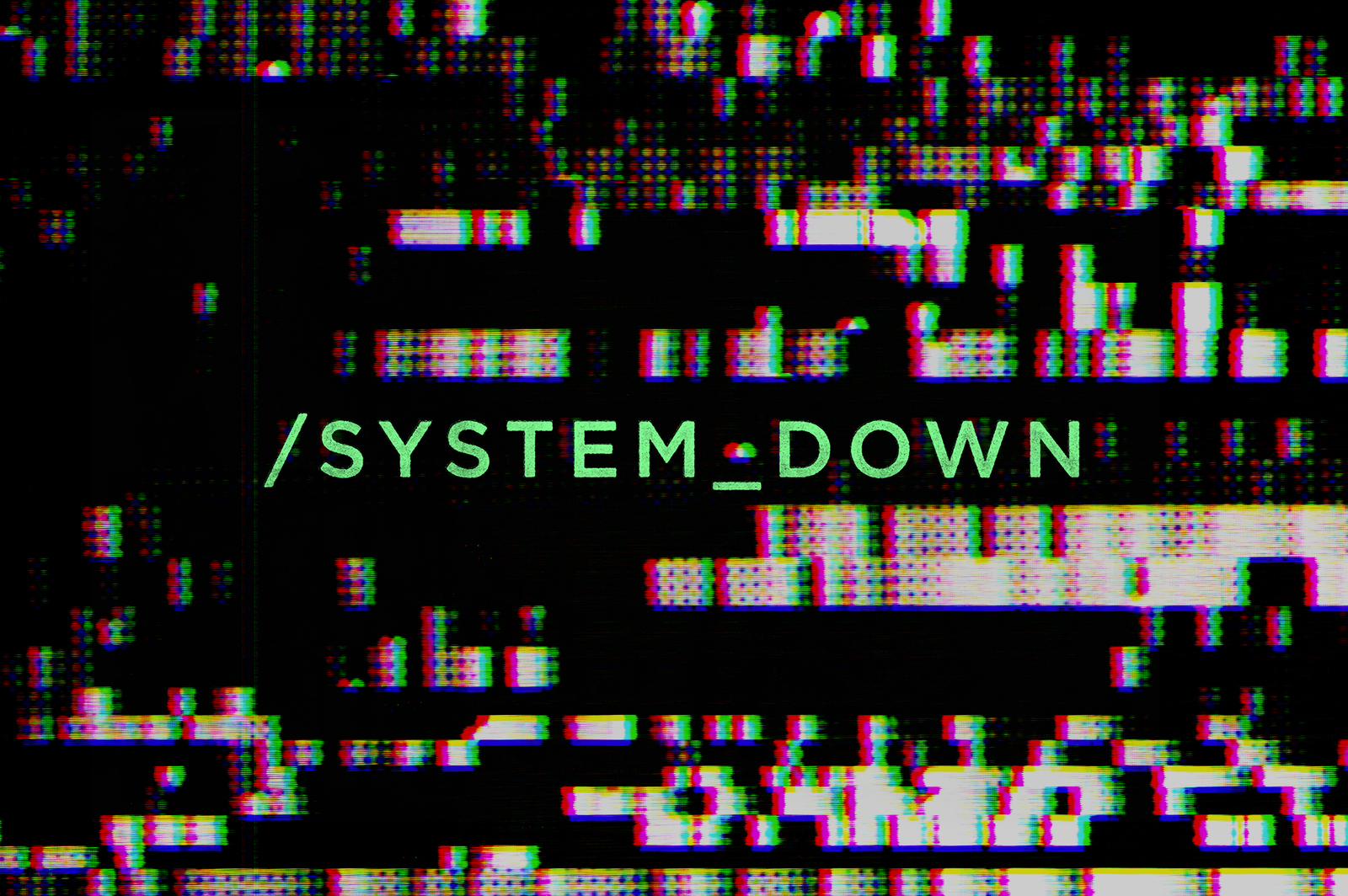 System Down Distortion Textures System Down Distortion Textures