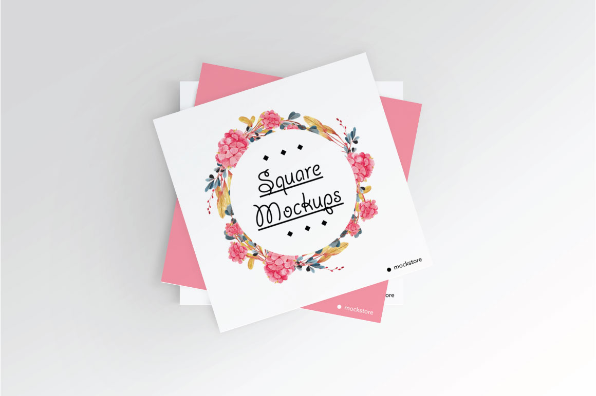 Square Flyer Mock-Ups Set Square Flyer Mock-Ups Set