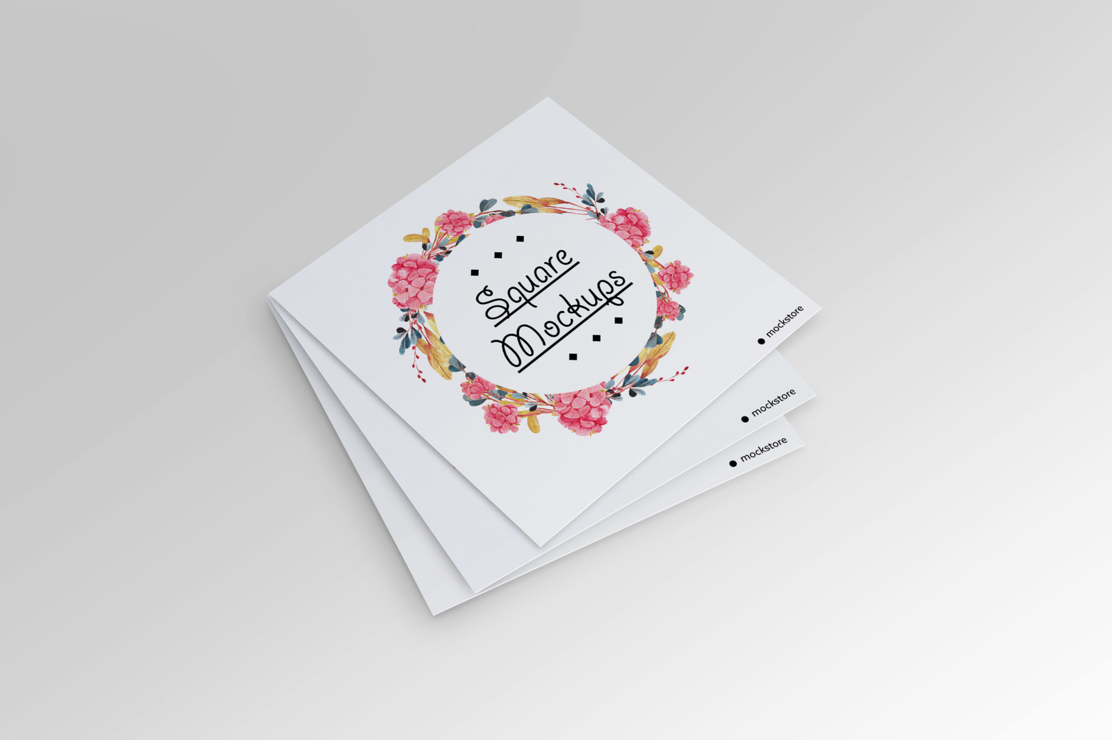 Square Flyer Mock-Ups Set Square Flyer Mock-Ups Set