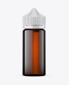 100ml Amber Glass Dropper Bottle Mockup