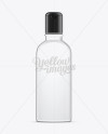 150ml Clear Plastic Bottle Mockup