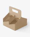 Kraft Coffee Holder Mockup