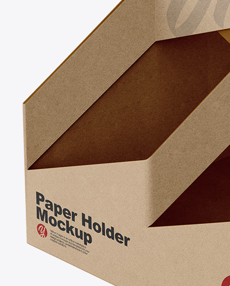 Kraft Coffee Holder Mockup