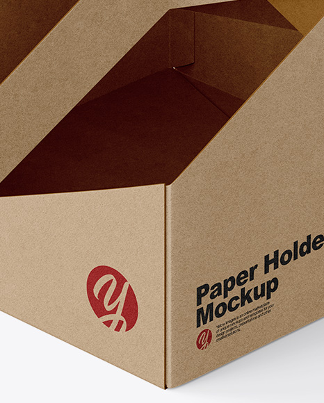 Kraft Coffee Holder Mockup