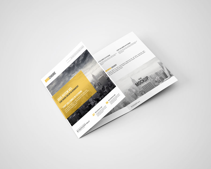 3xA5 Brochure Mock-Ups 3xA5 Brochure Mock-Ups