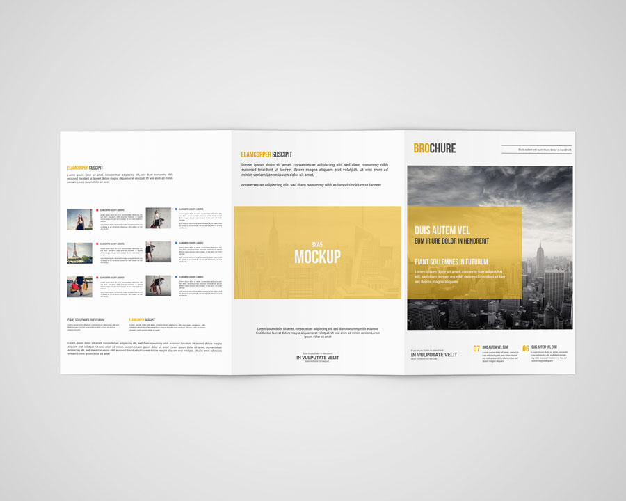 3xA5 Brochure Mock-Ups 3xA5 Brochure Mock-Ups
