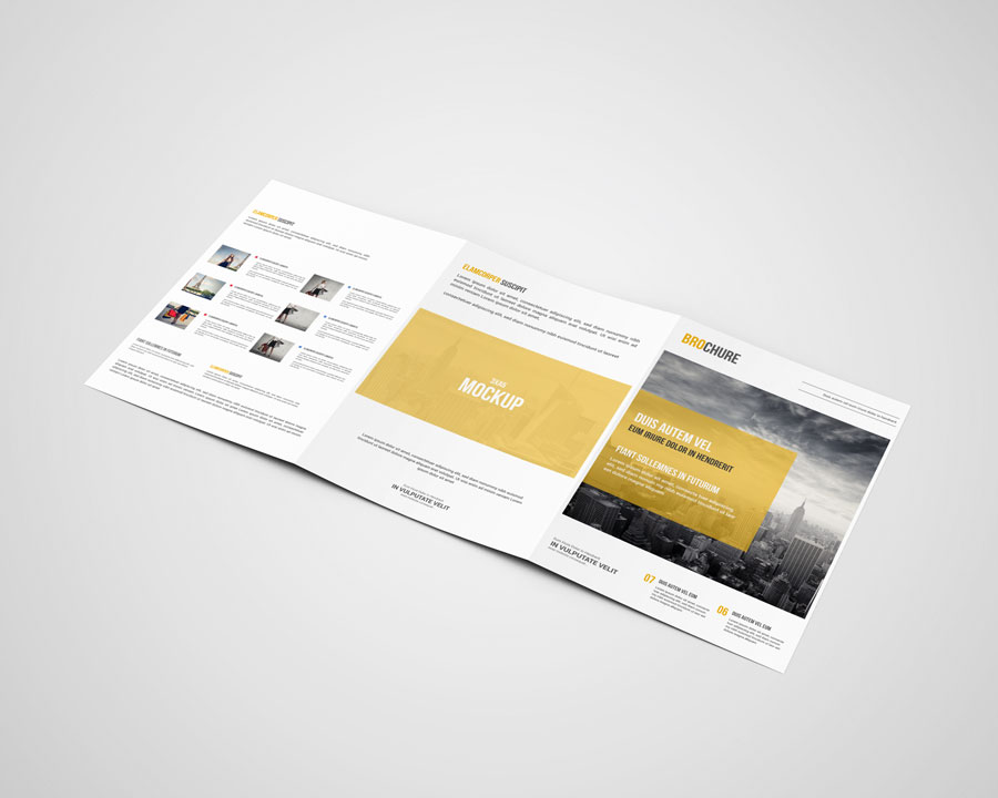 3xA5 Brochure Mock-Ups 3xA5 Brochure Mock-Ups