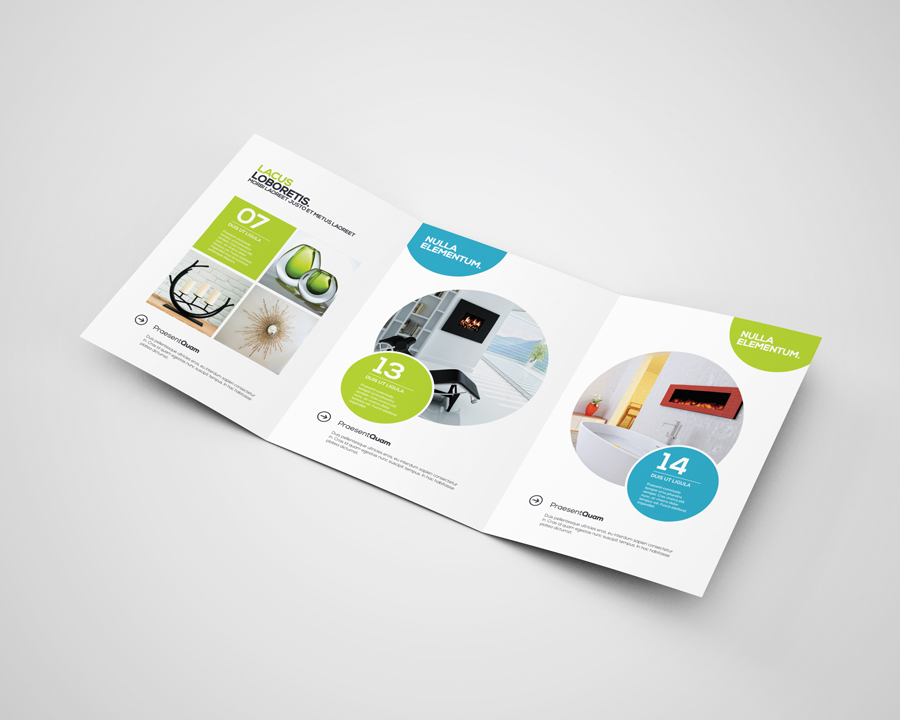 3xA4 Brochure Mock-Ups