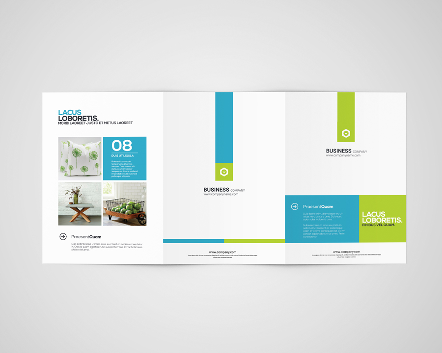 3xA4 Brochure Mock-Ups