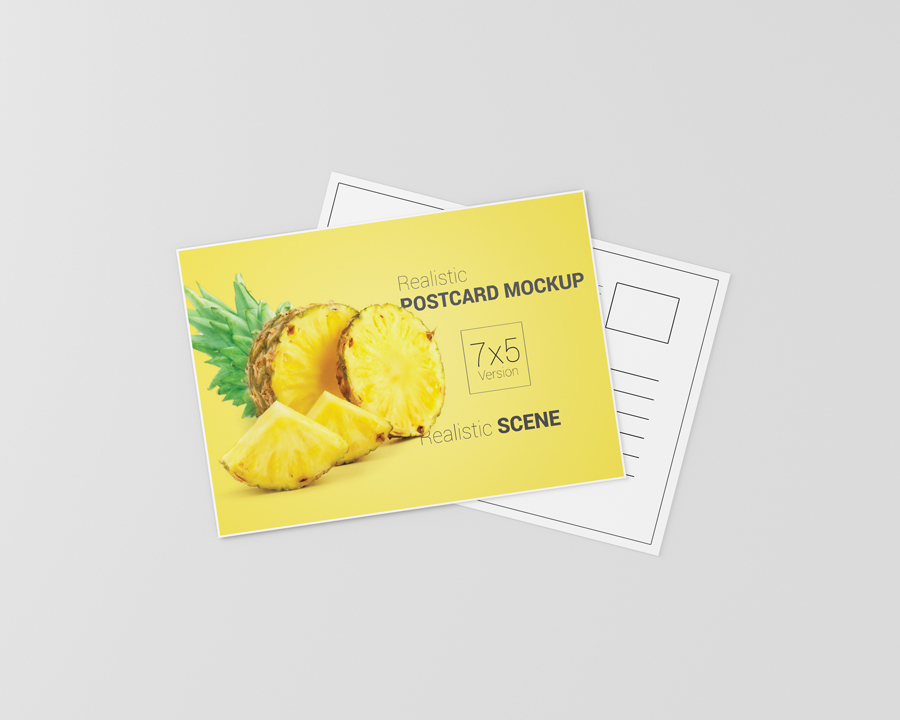 Postcard / Invitation Card Mockup - 7x5 Postcard / Invitation Card Mockup - 7x5