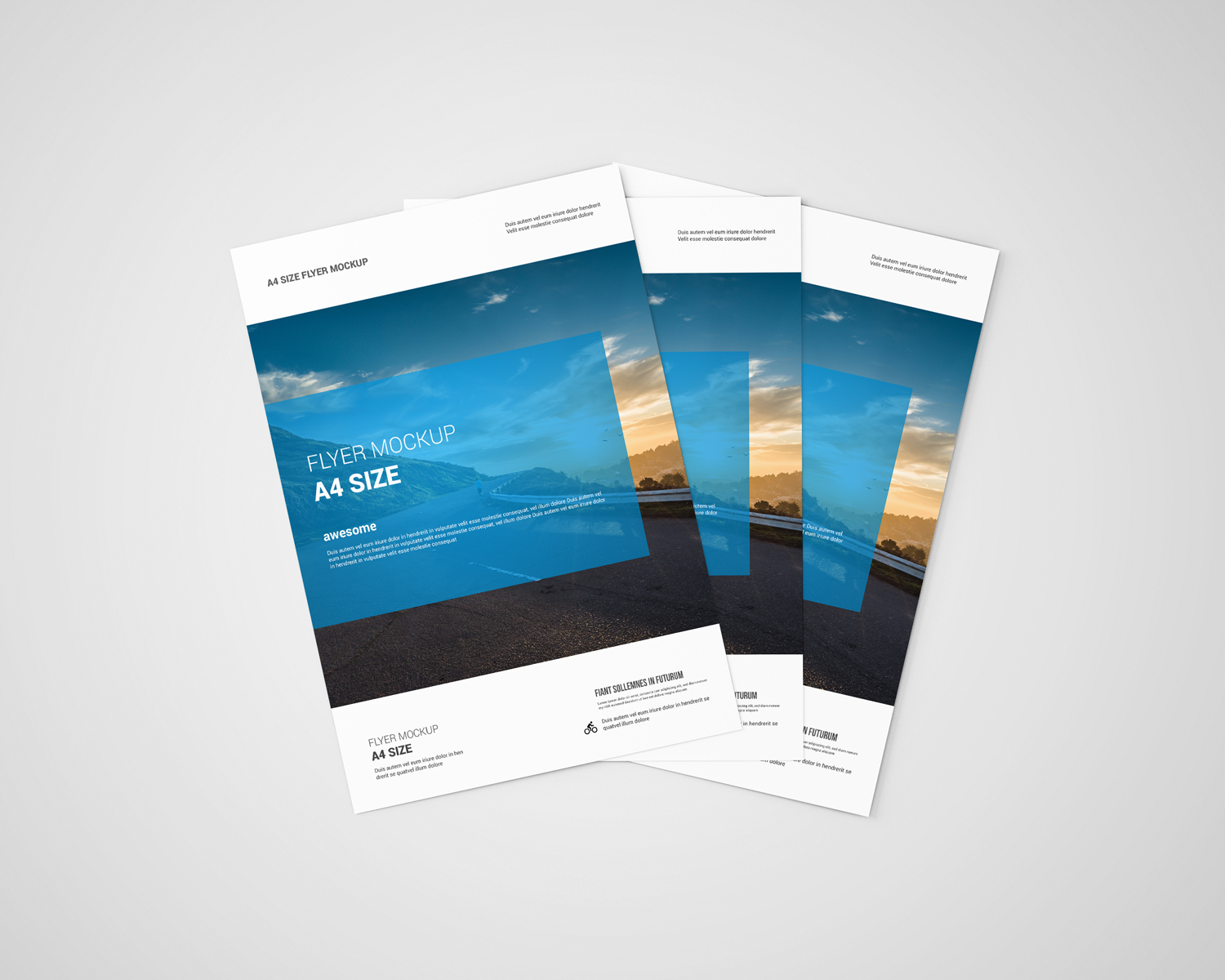 A4 Flyer Mock-Ups A4 Flyer Mock-Ups