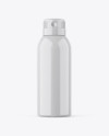 Glossy Aerosol Bottle Mockup Glossy Aerosol Bottle Mockup